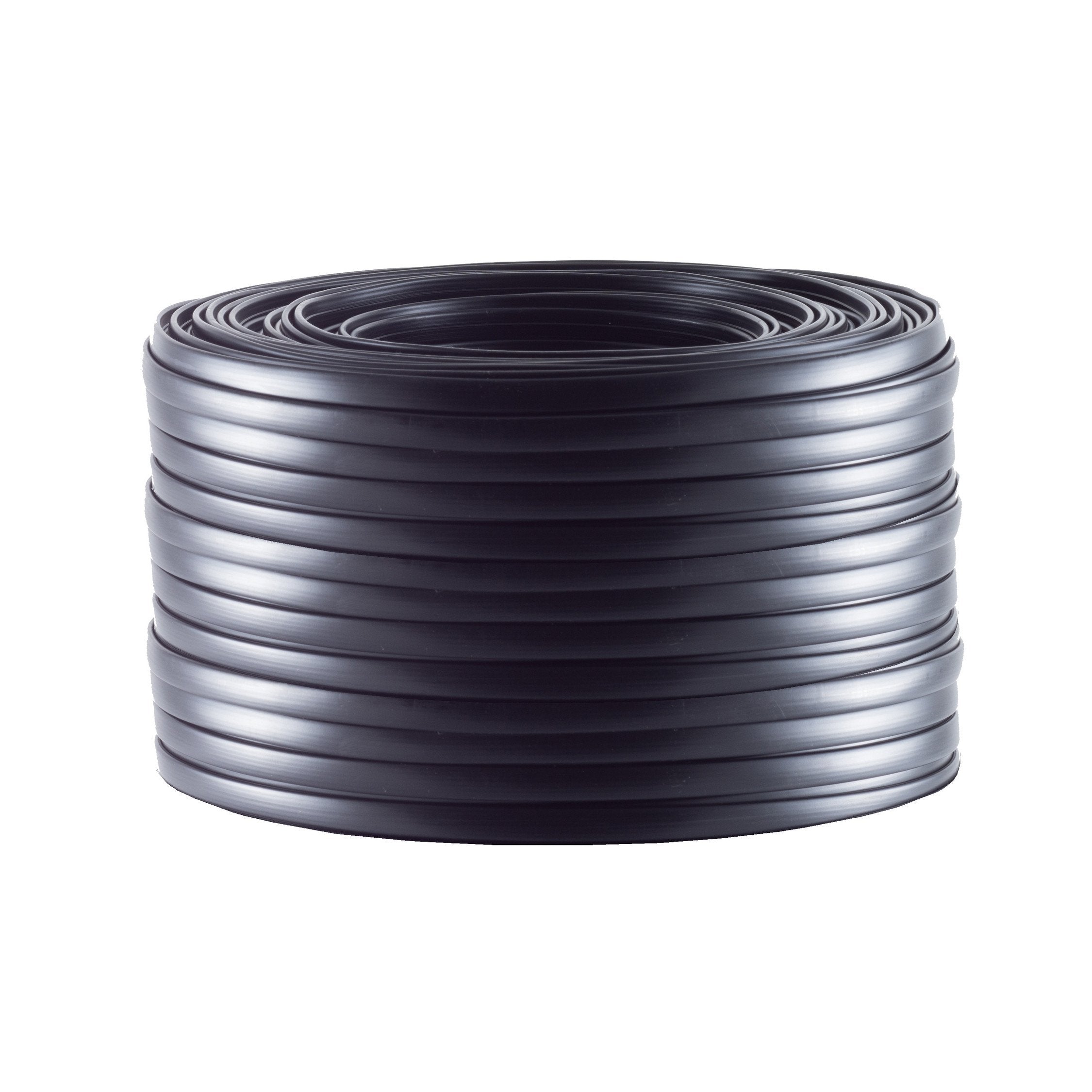 S-Impuls Cable Telefónico 4-Adrig Plano Negro 25m