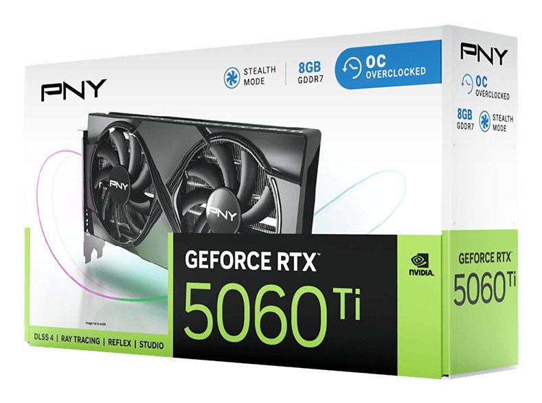 Tarjeta Grafica Pny 5060 Ti 8gb Argb Overclocked Dual Fan