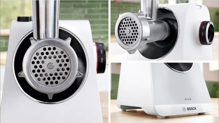 Picadora De Carne Bosch Mfws607w, Power 2100 W, Blanco