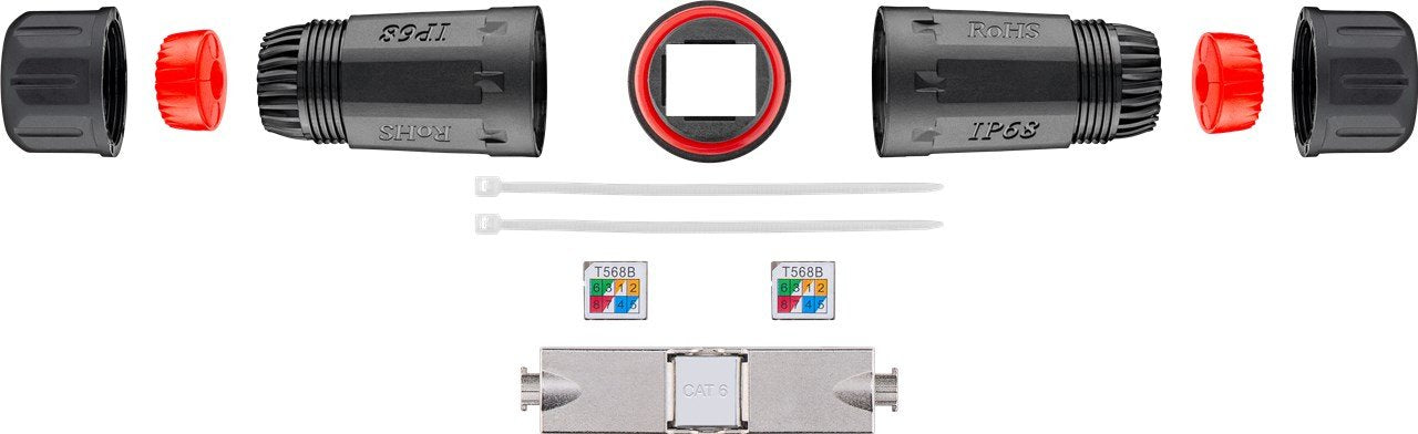 Goobay 44417 Adaptador Para Cable De Red Cat.6 Stp Sin Herramientas Exterior