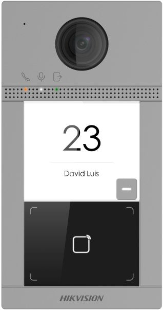EAN 6931847110901 - Hikvision DS-KV8113-WME1(C) sistema de intercomunicación de video 2 MP Negro, Gris imagen 1