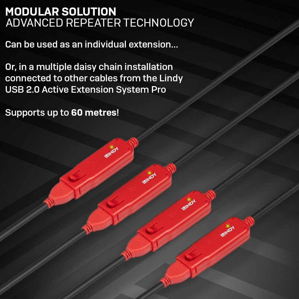 EAN 4002888427821 - Lindy 42782 cable USB USB 2.0 12 m USB A Negro imagen 7