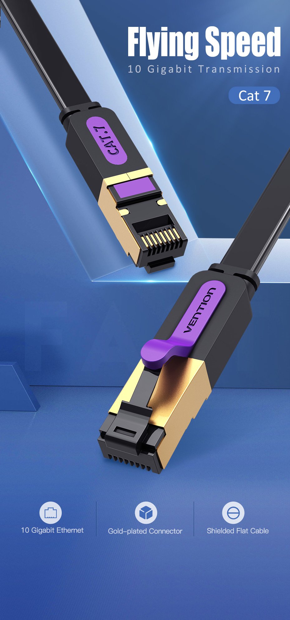EAN 6922794729872 - Vention ICABL cable de red Cat7 imagen 4
