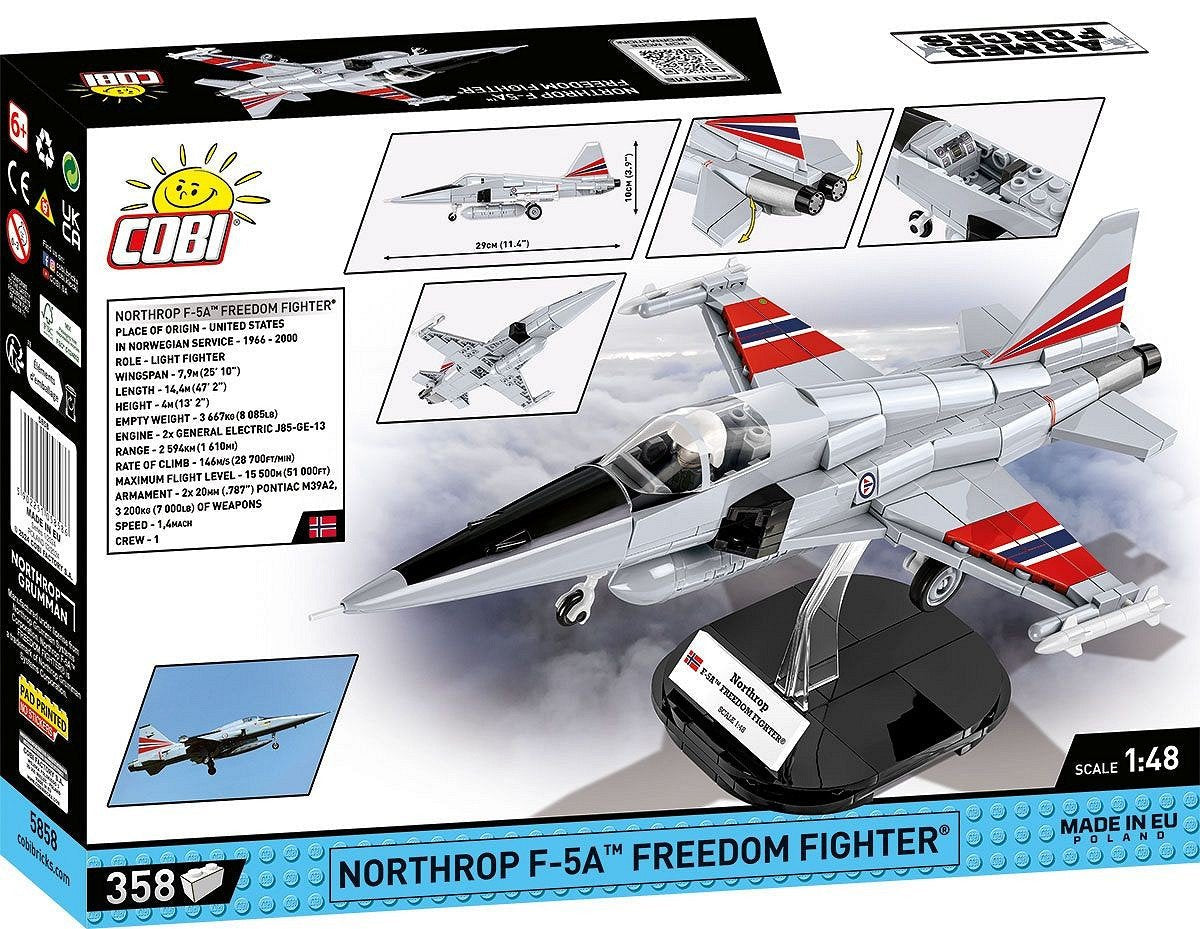 Cobi Northrop F-5a Freedom Fighter, Juguete De Construcción Cobi-5858