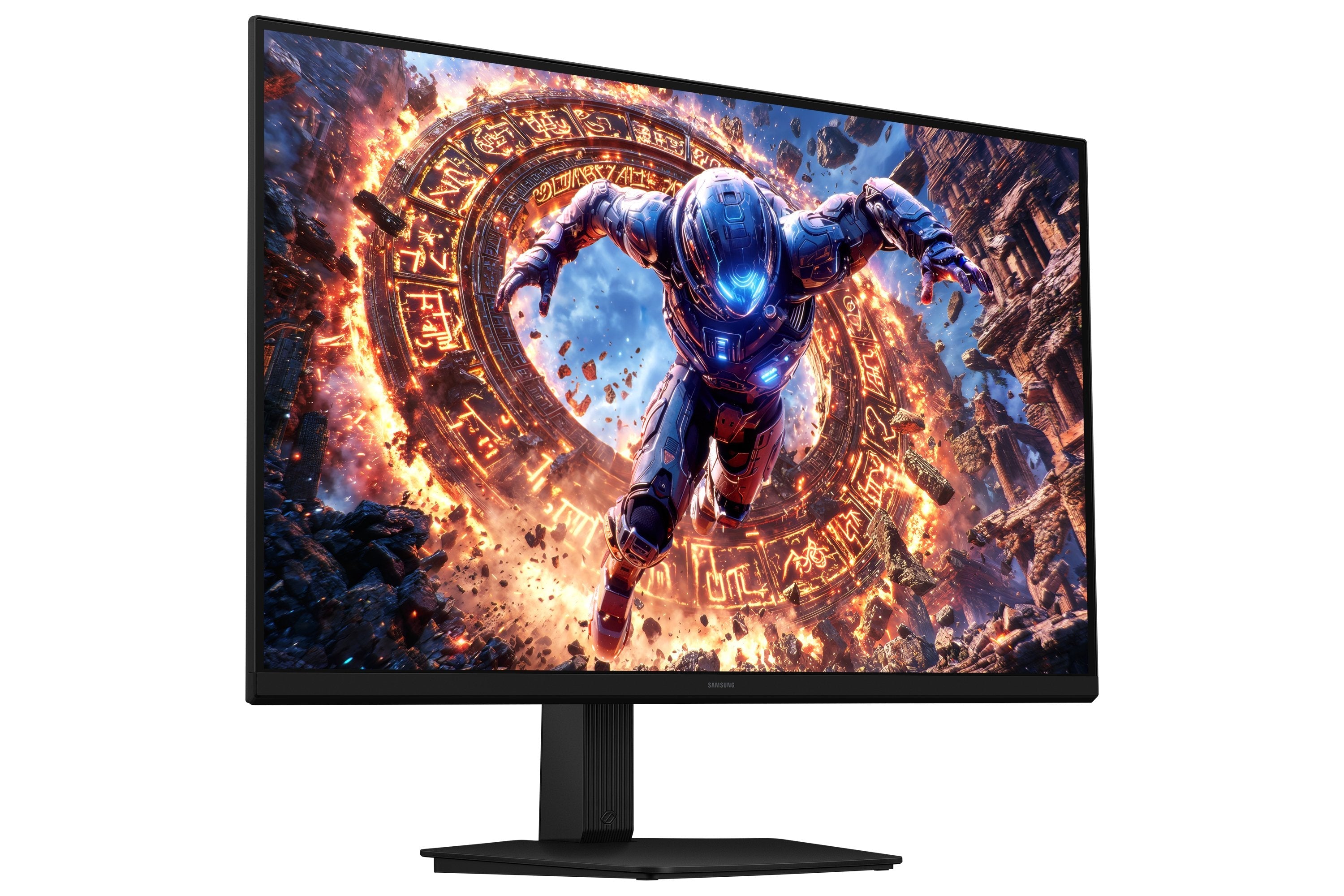81,3 Cm (32") 6144 X 3456 Pixel Samsung Ls32hg806esxen 16:9 6k Ultra Hd Ips 1 Ms 330 Hz Hdr Displayport Hdmi Usb-Hub Pivot Height Vesa