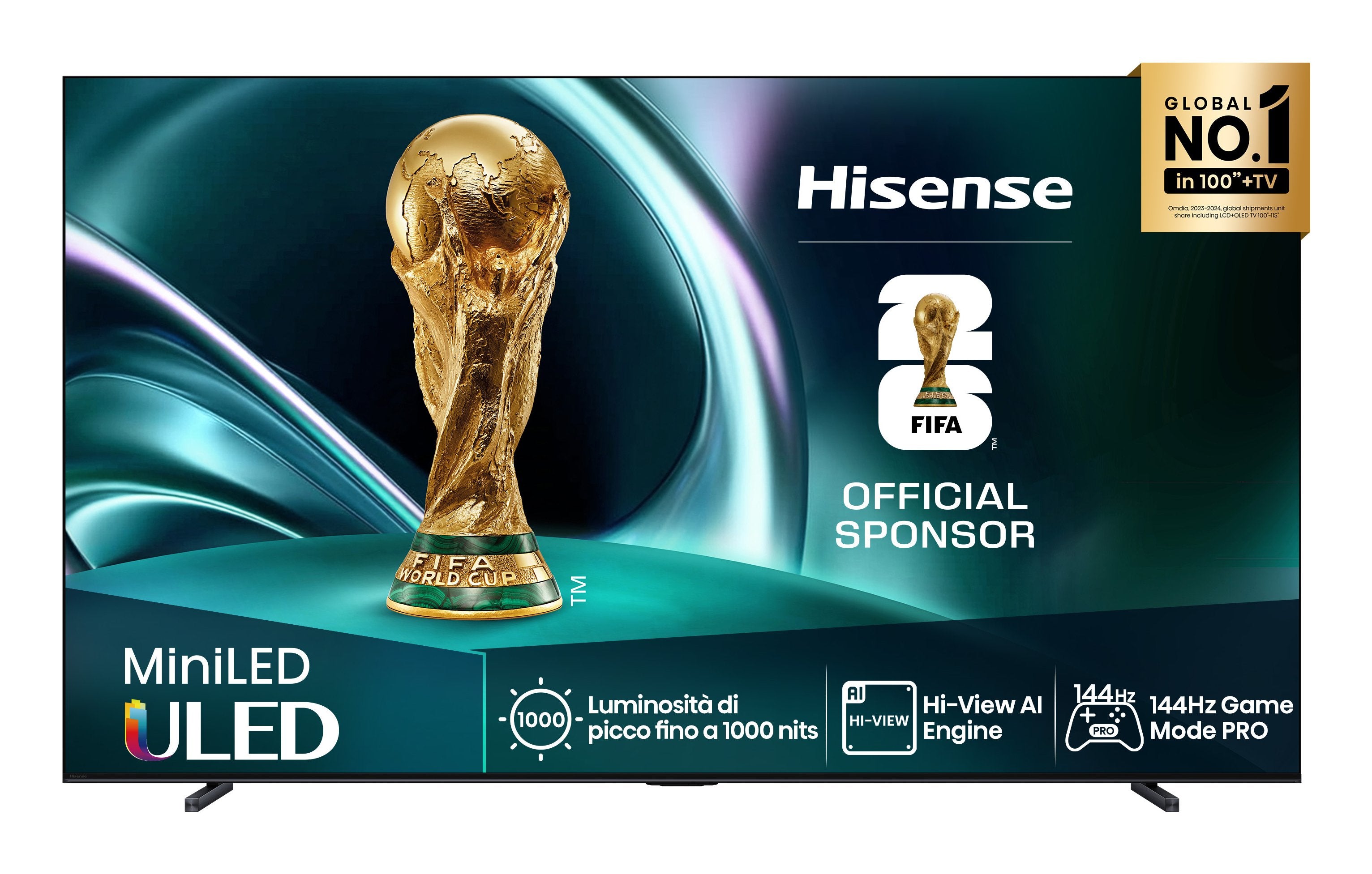 EAN 6942351421445 - Hisense 85U7Q 2,16 m (85") 4K Ultra HD Smart TV Wifi Negro 450 cd / m² imagen 1