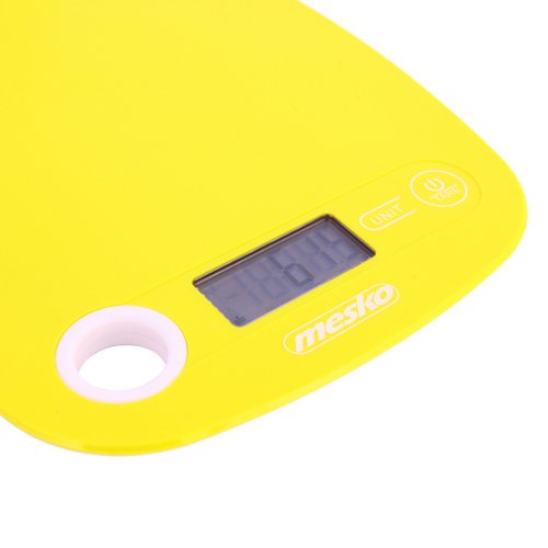 Báscula De Cocina Mesko Ms 3159y Amarillo Encimera Rectángulo