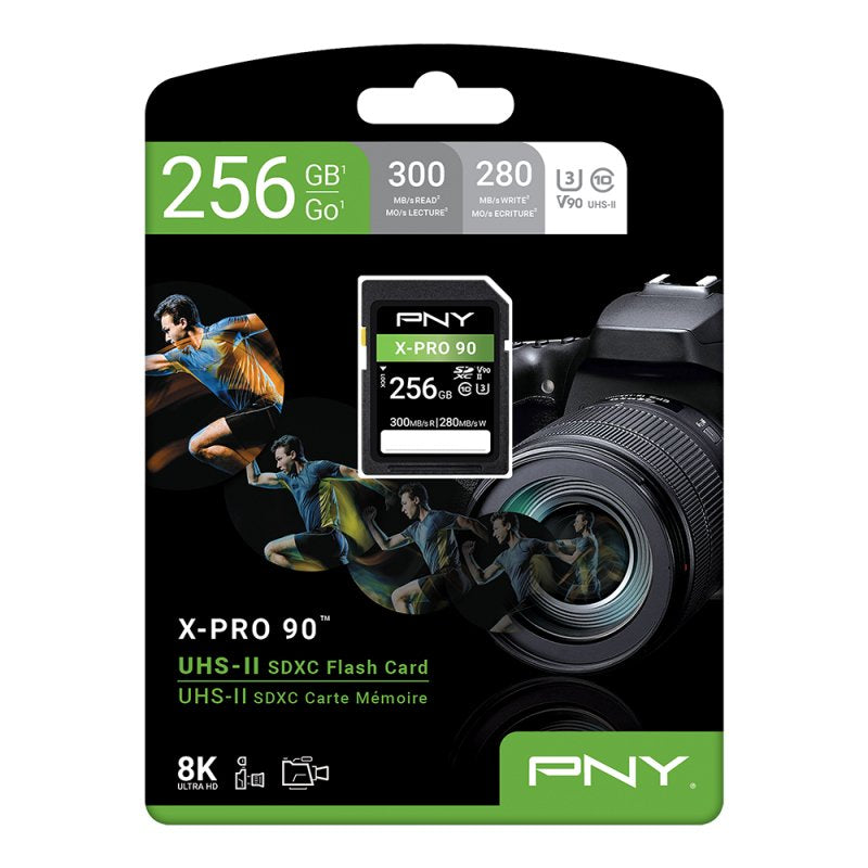 Sd Xc Card 256gb Pny Elitex-Pro 90 Cl.10 U3 Retail