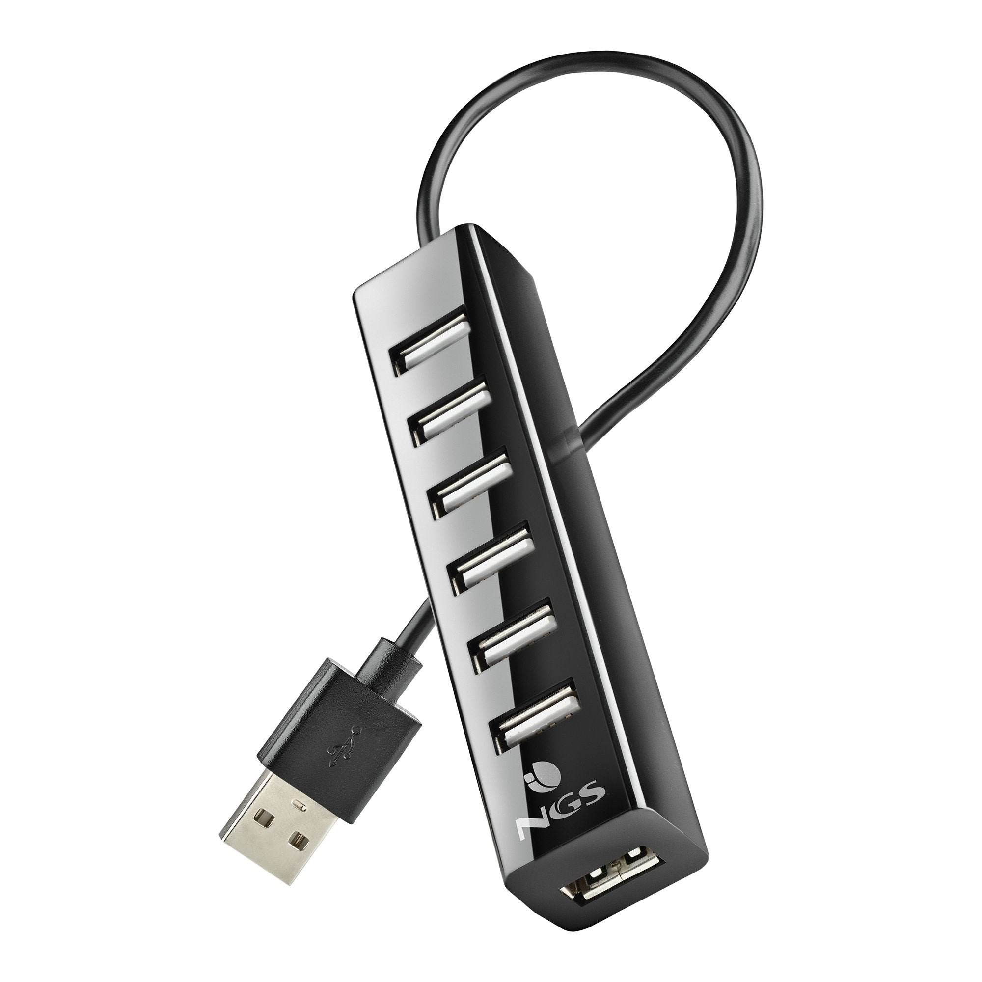 EAN 8435430621051 - NGS IHUB7 TINY USB 2.0 480 Mbit/s Negro imagen 2