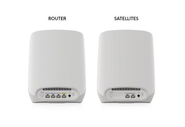 Netgear Orbi Wifi6 Tri-Band Mesh System 2er Set, Rbk762s-100eus
