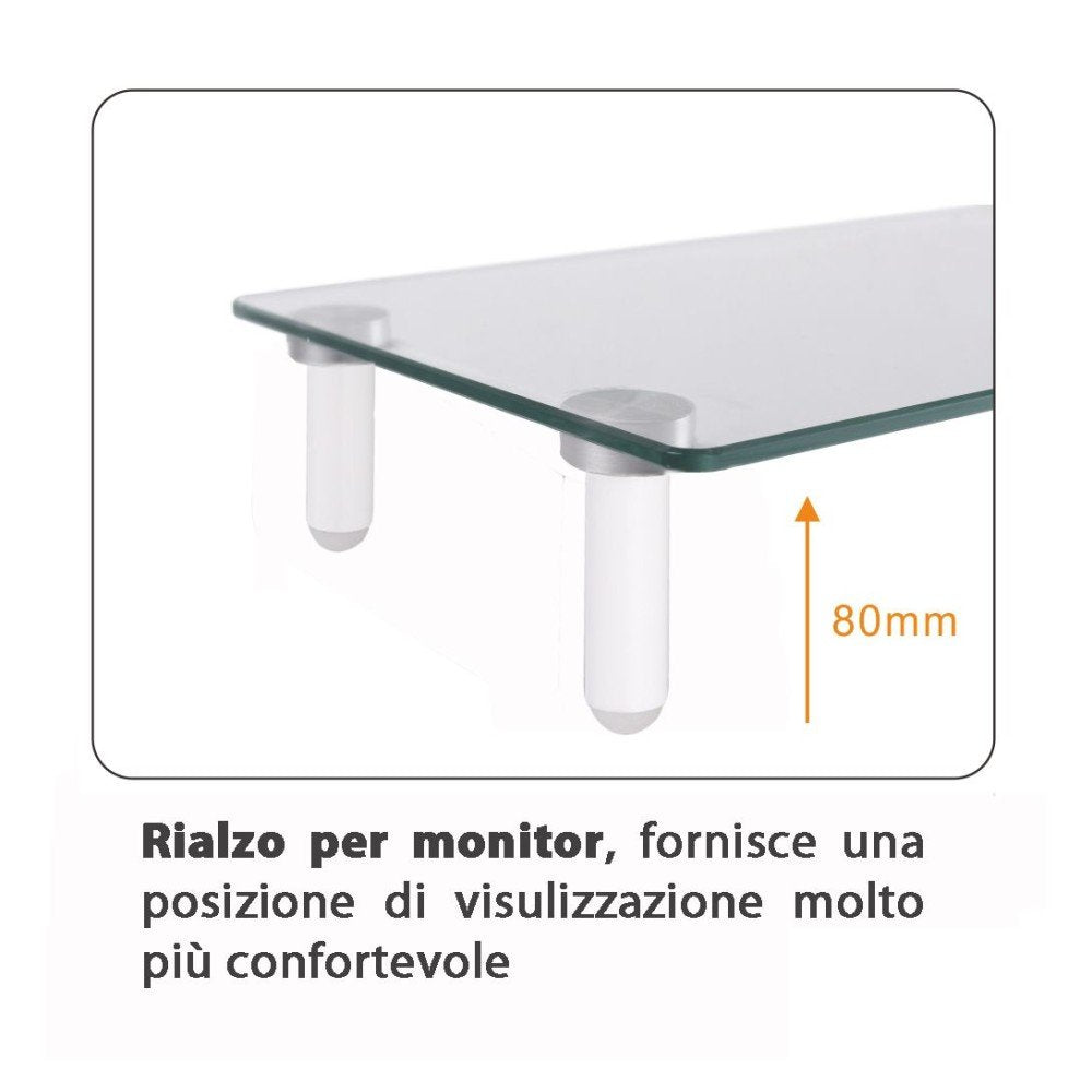 EAN 8054529028504 - Techly ICA-MS 461 soporte para monitor 81,3 cm (32") Escritorio Transparente imagen 18