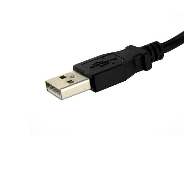 Startech Cable Usb 2.0 M/H (Alargo) Para Montaje En Panel 0.60m Negroâ Usbpnlafam2