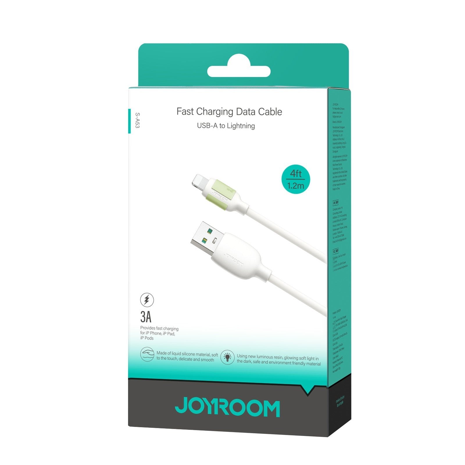 EAN 6956116730512 - JOYROOM S-A53 1.2M C-L cable de conector Lightning 1,2 m Beige imagen 2