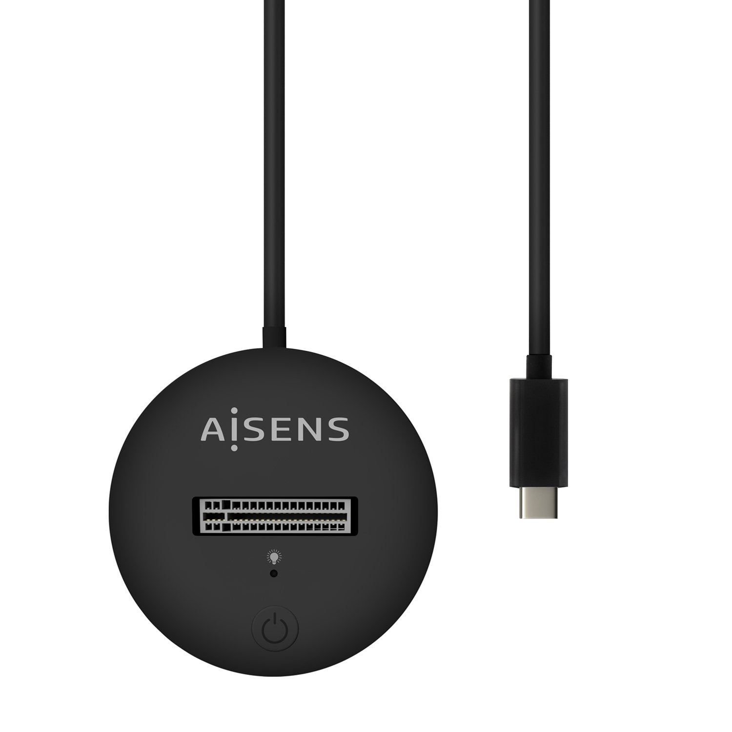 Aisens Dock Usb Tipo-C Para Ssd M2 Sata Nvme Ngff Negro Asuc-M2d013-Bk