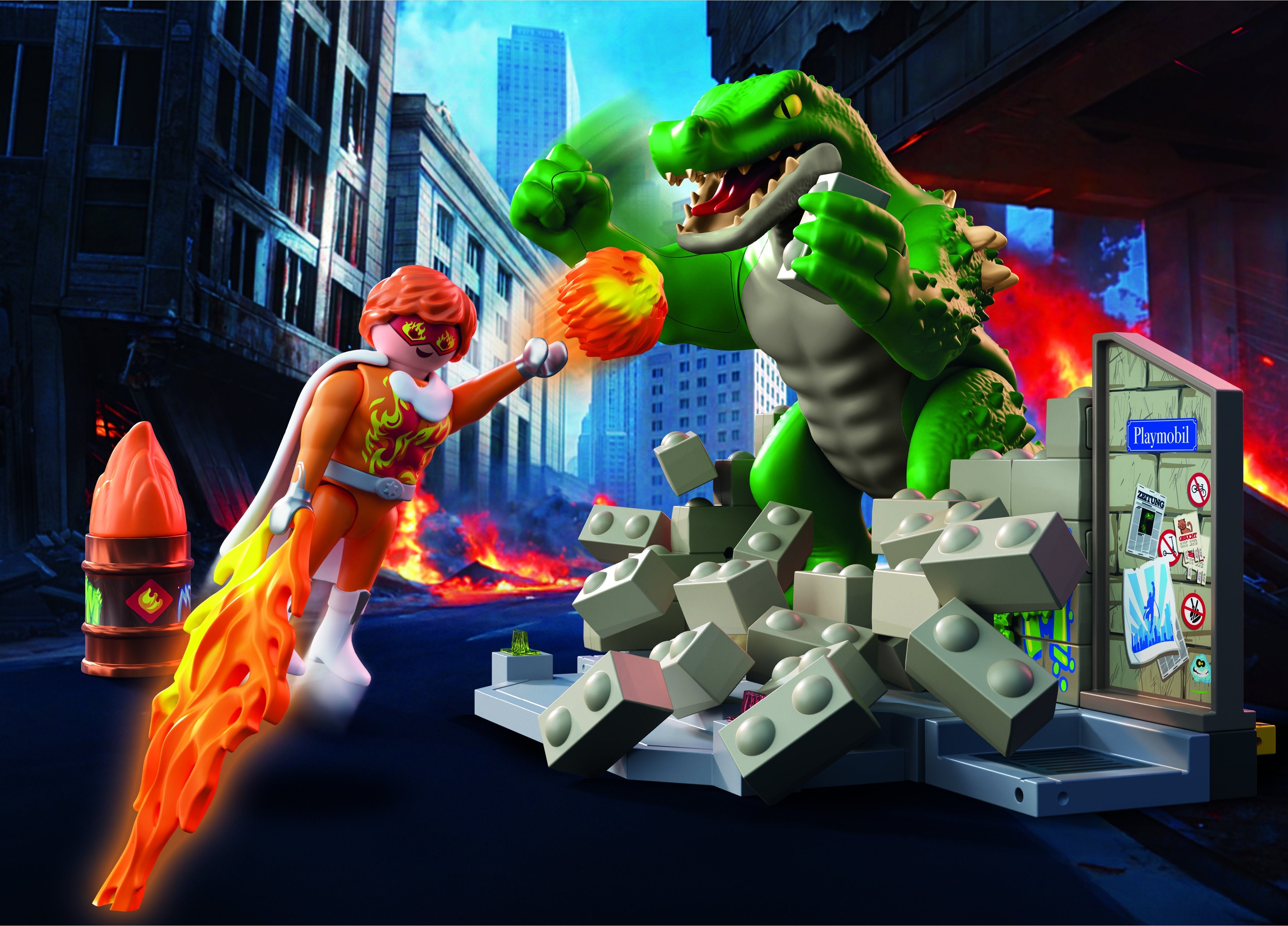 Playmobil 71831 Heroes: Helden-Showdown Mit Der Riesenechse 71831