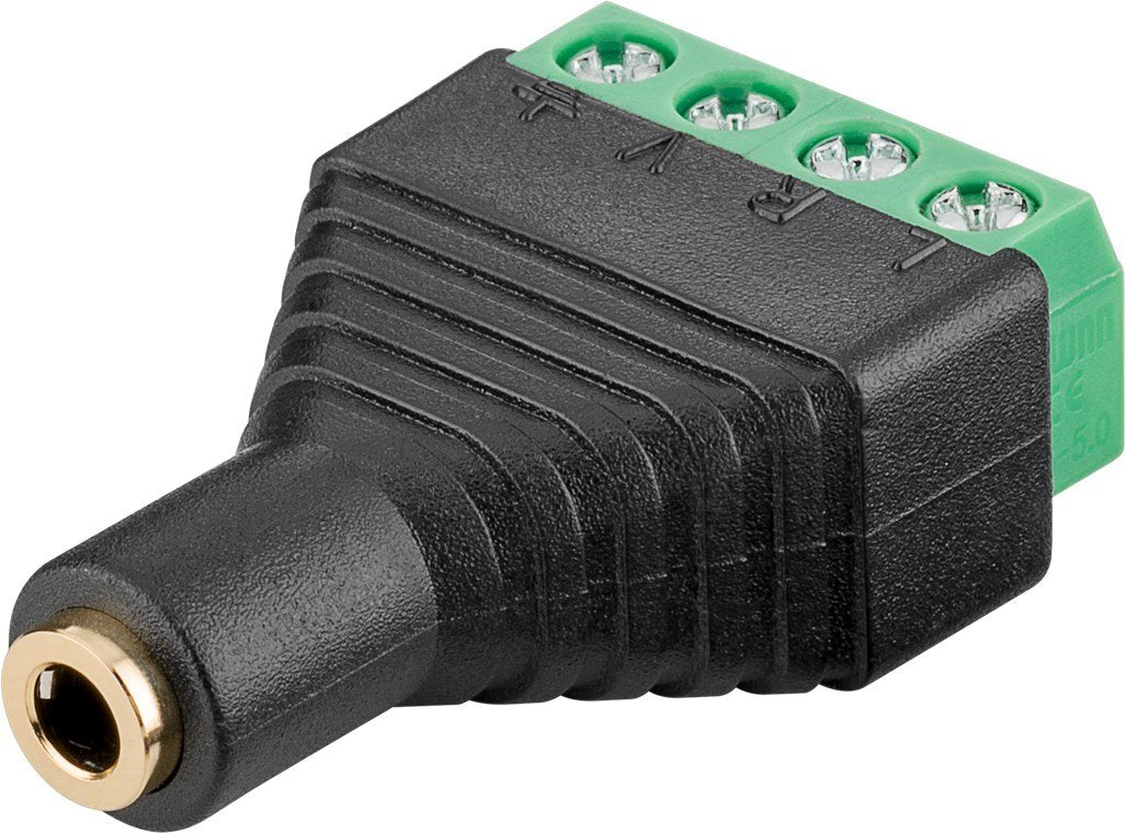 EAN 4040849592003 - Goobay 59200 bloque de terminales 4 Negro, Verde imagen 1