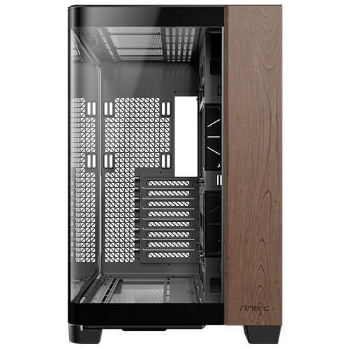 Caja Pc Antec C8 Curve Wood E-Atx Negro 2xvent 160 Mm 1x140mm 2xusb Sn Fuente