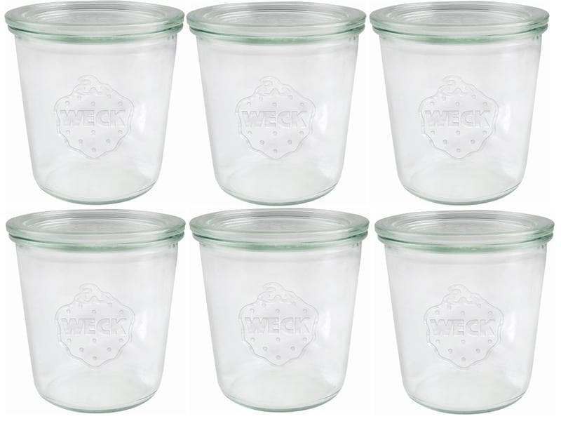 Weck Mold Jar 580ml Set Of 6