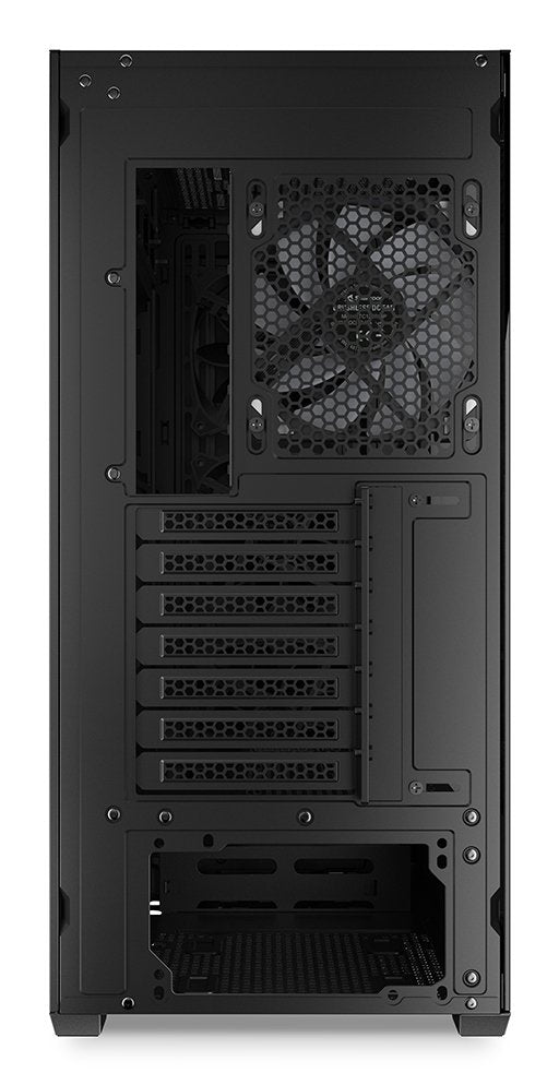 Caja Pc Sharkoon Ak4w Rgb Strip Negra, Cristal Templado 4044951041664