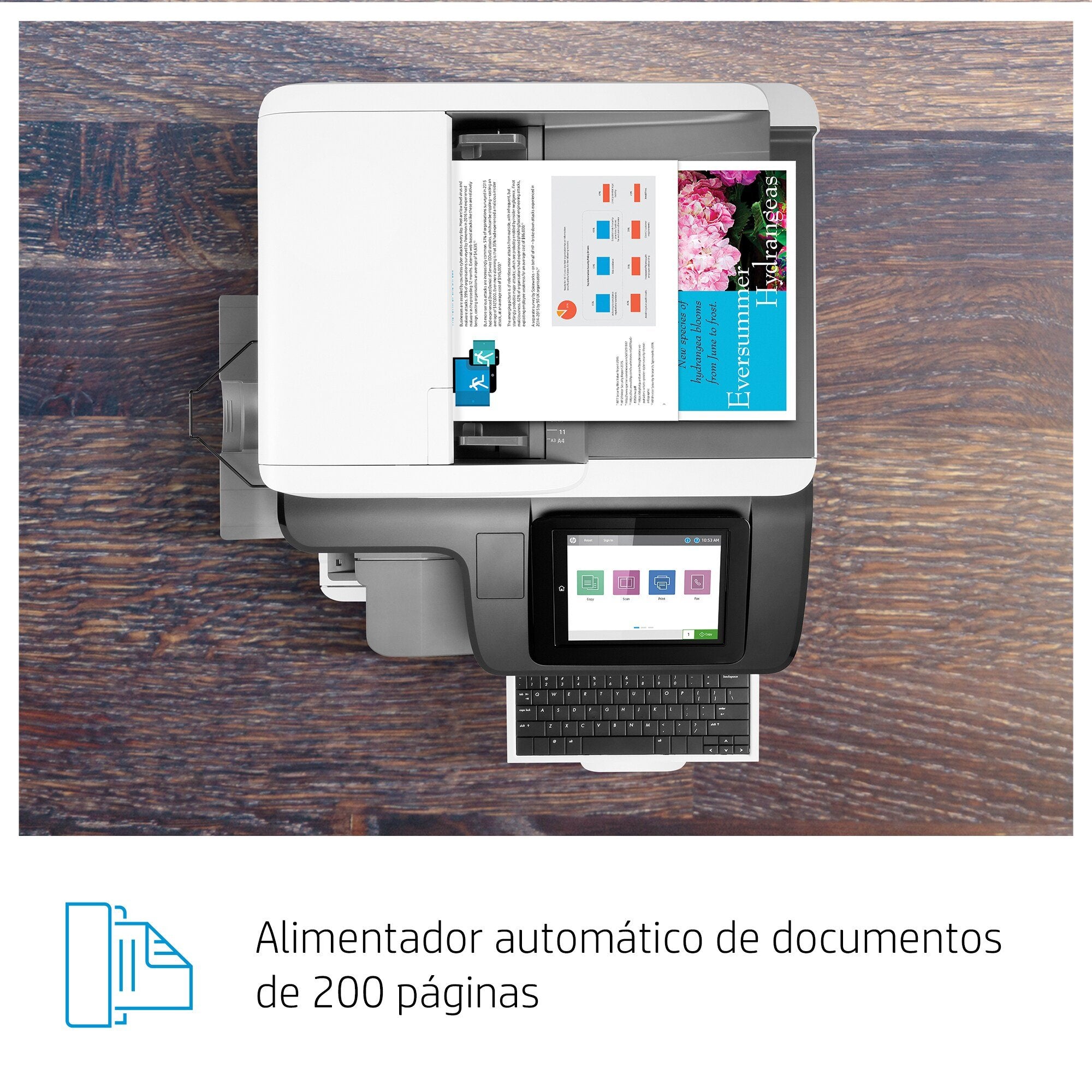 Hp Color Laserjet Enterprise Flow M776zs Laser 1200 X 1200 Dpi 45 Ppm A3 Wifi