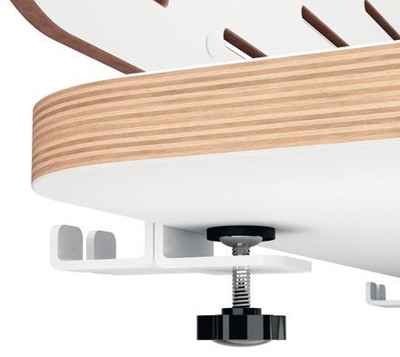 Leitz Schreibtisch-Organizer 80x25cm Pegboard M.Notebookhalter Ergo Blanco