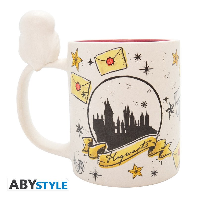Taza 3d Abystyle Harry Potter Hedwig & Privet
