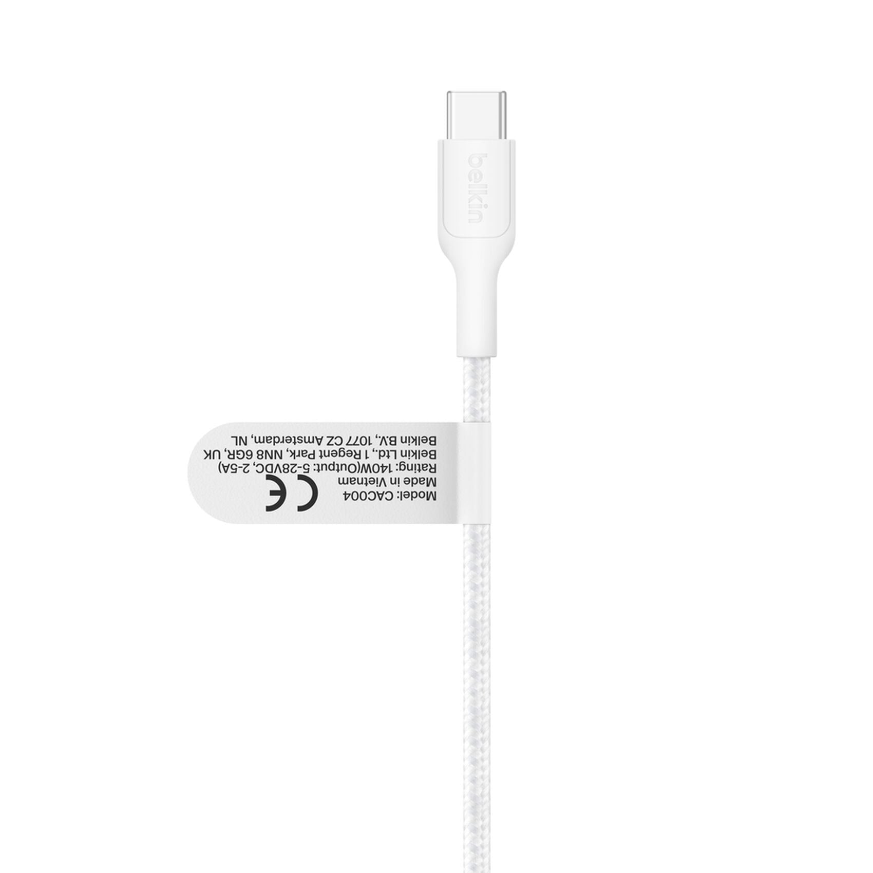 Belkin Boostcharge Pro 140w 1,5m Usb-C Kabel Weiss Cac004hq1.5mwh