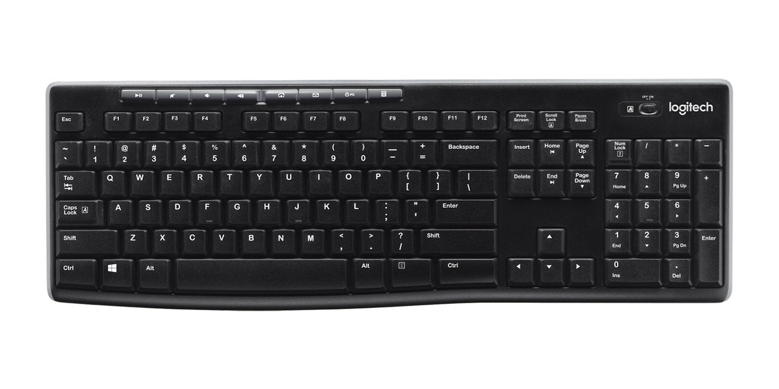 Logitech Wireless Frances Keyboard K270 Inalambrico