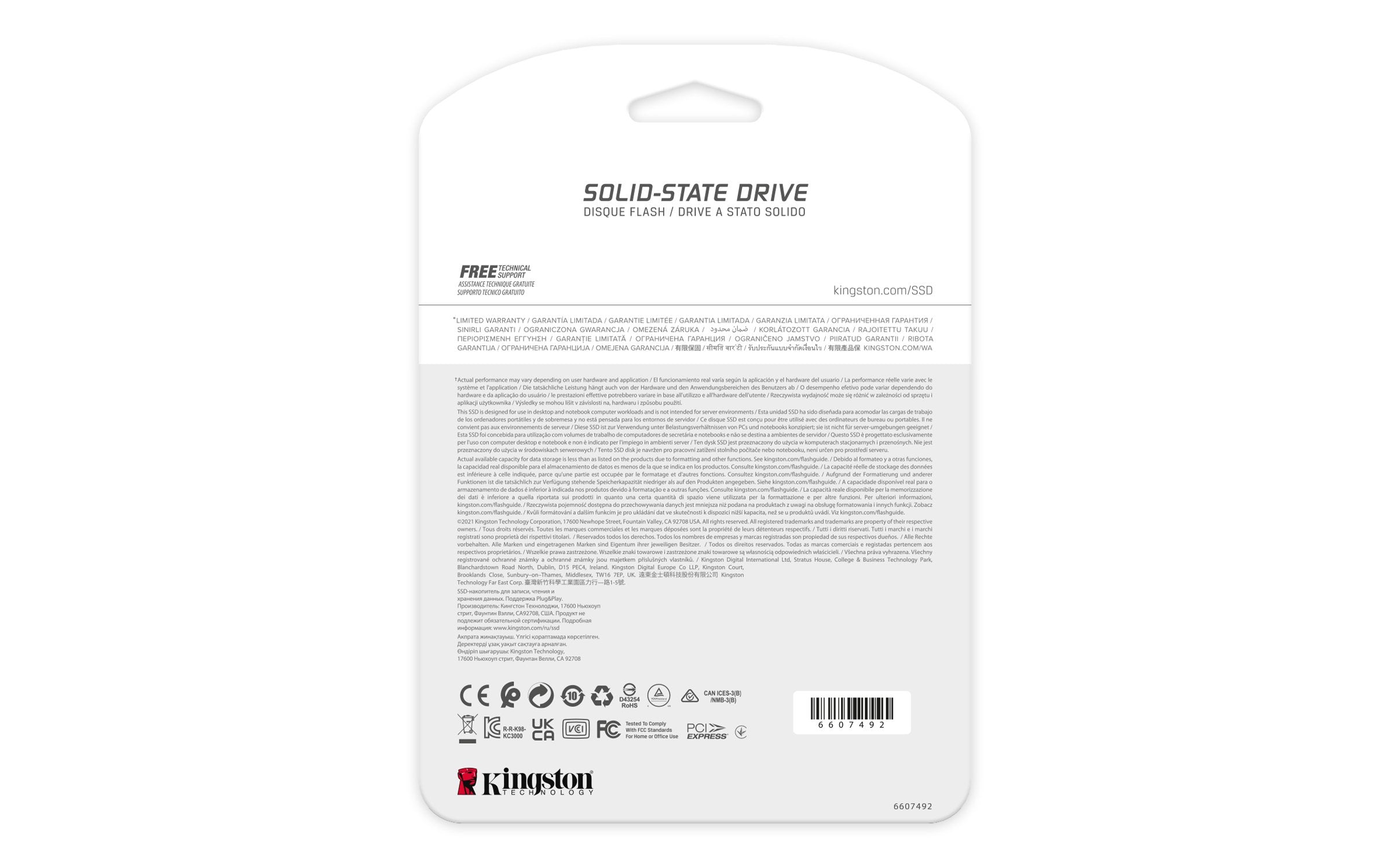 EAN 0740617324525 - Kingston Technology FURY Renegade 500 GB PCI Express 4.0 3D TLC imagen 6