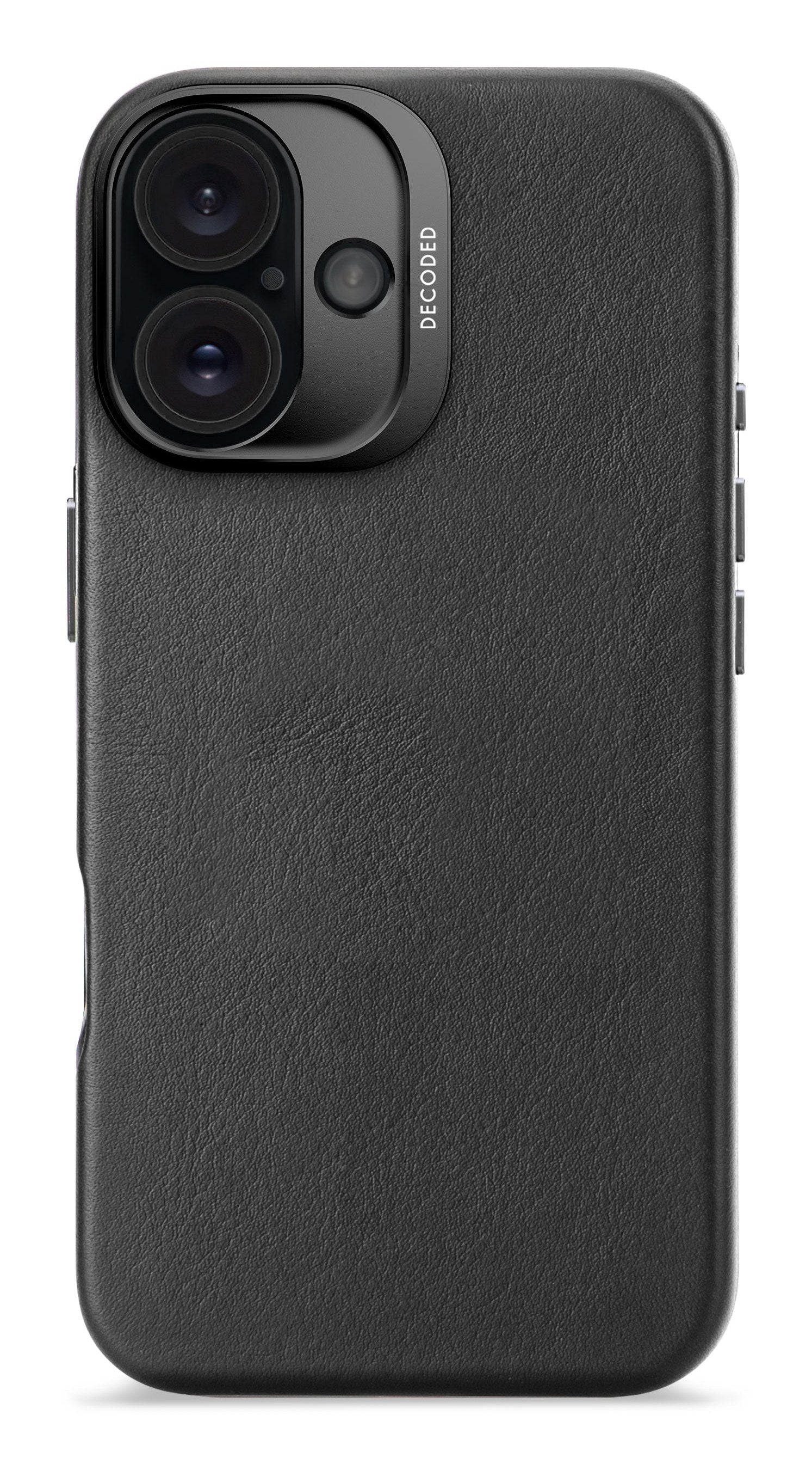 Decoded Leather Backcover Iphone 16 Black