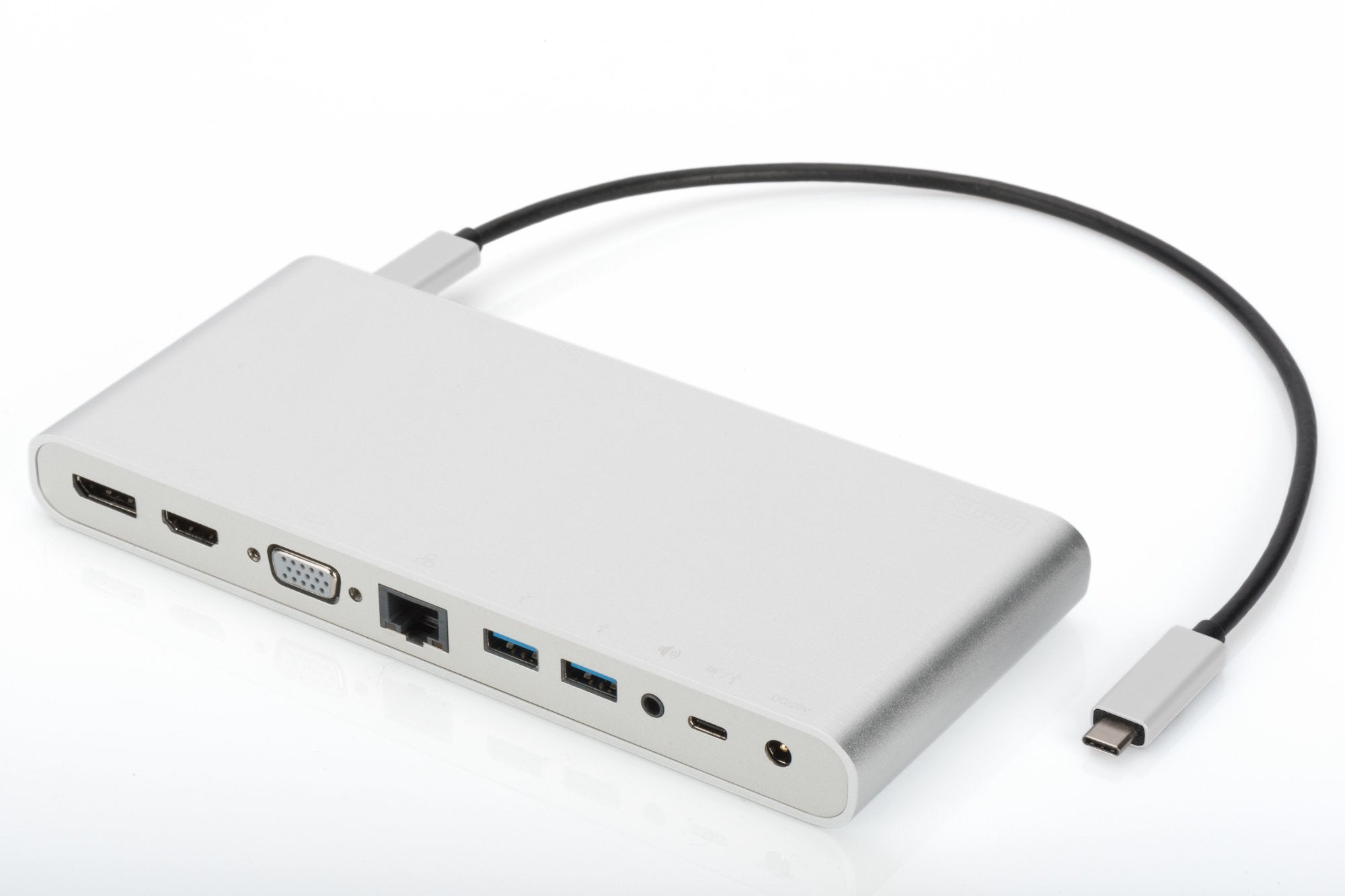 EAN 4016032435709 - Digitus DA-70864 base para portátil y replicador de puertos Alámbrico USB 3.2 Gen 1 (3.1 Gen 1) Type-C Pl imagen 1