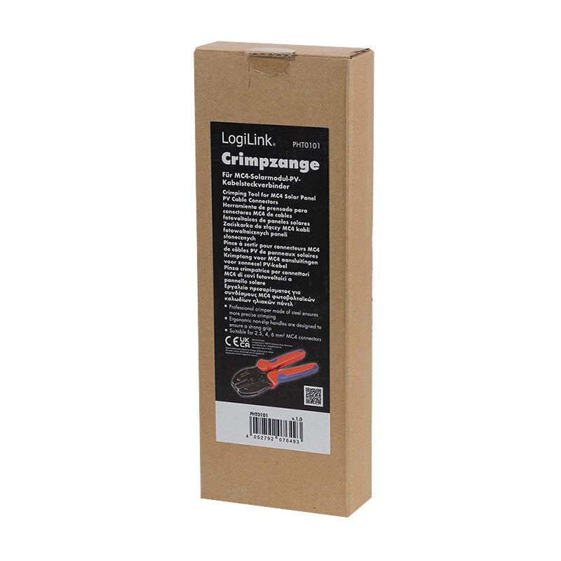 EAN 4052792076493 - LogiLink PHT0101 crimpadora Herramienta para prensar Negro, Azul, Naranja imagen 5