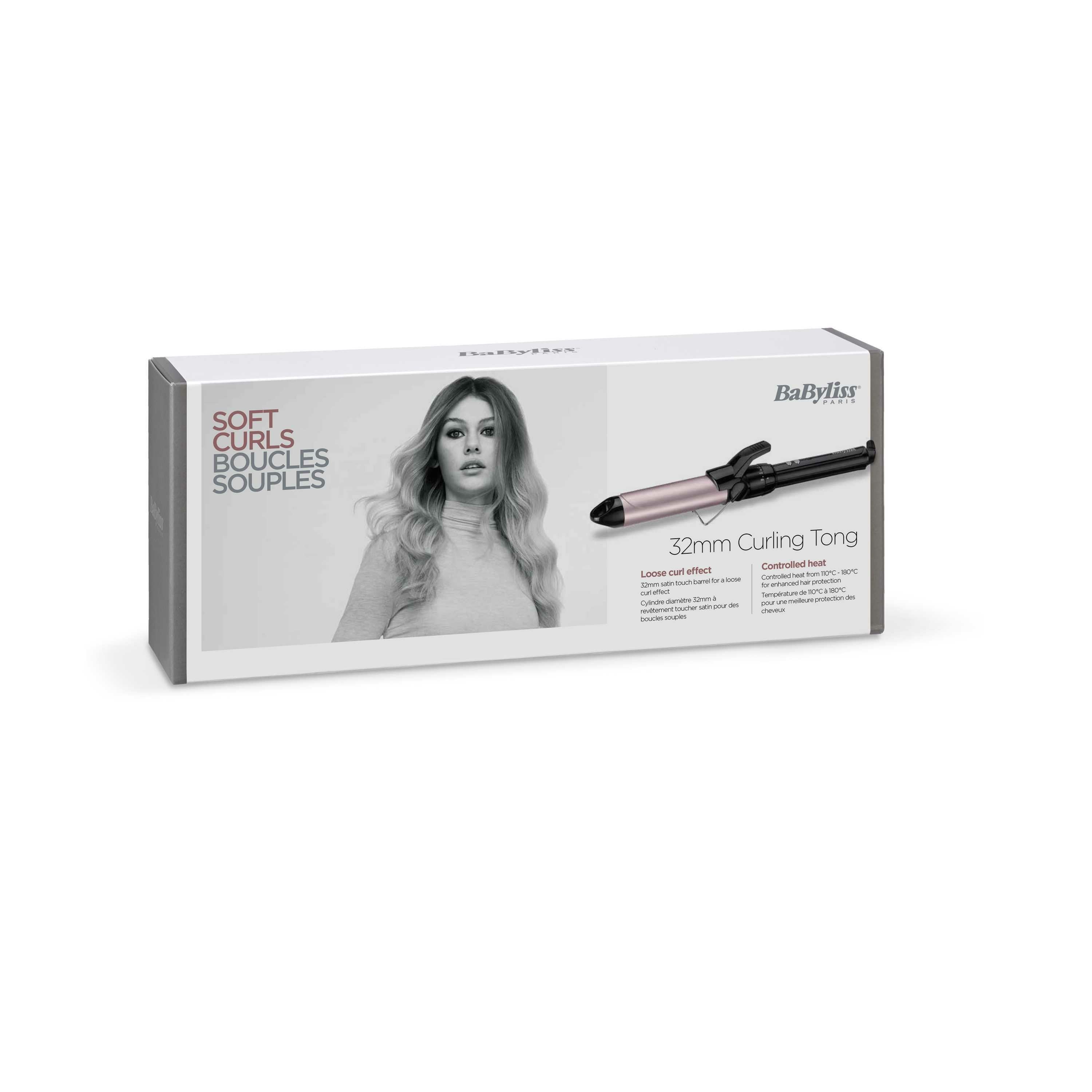 EAN 3030050069433 - BaByliss C332E Utensilio de peinado Rizador de pelo Caliente Negro, Rosa 1,8 m imagen 8