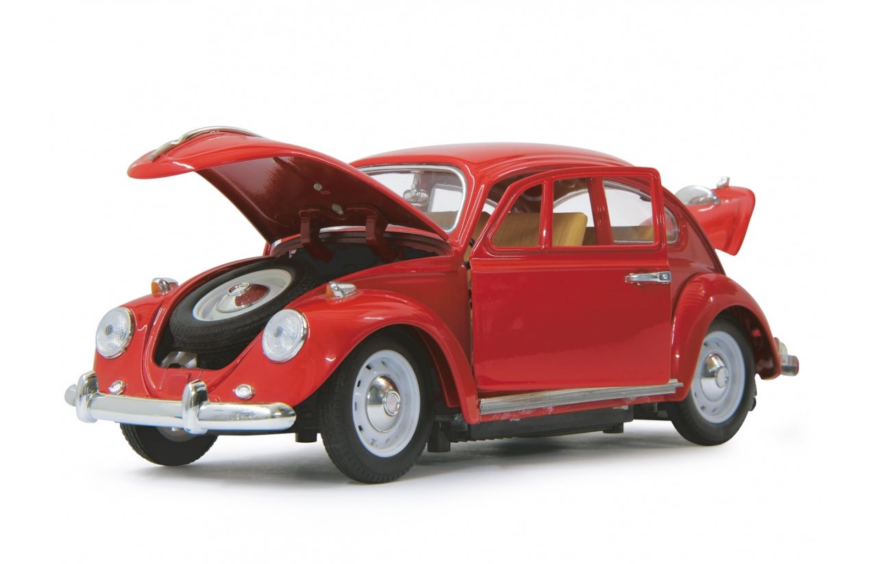 Jamara Vw Käfer Rc Diecast 1:18 Rojo 27mhz 8+