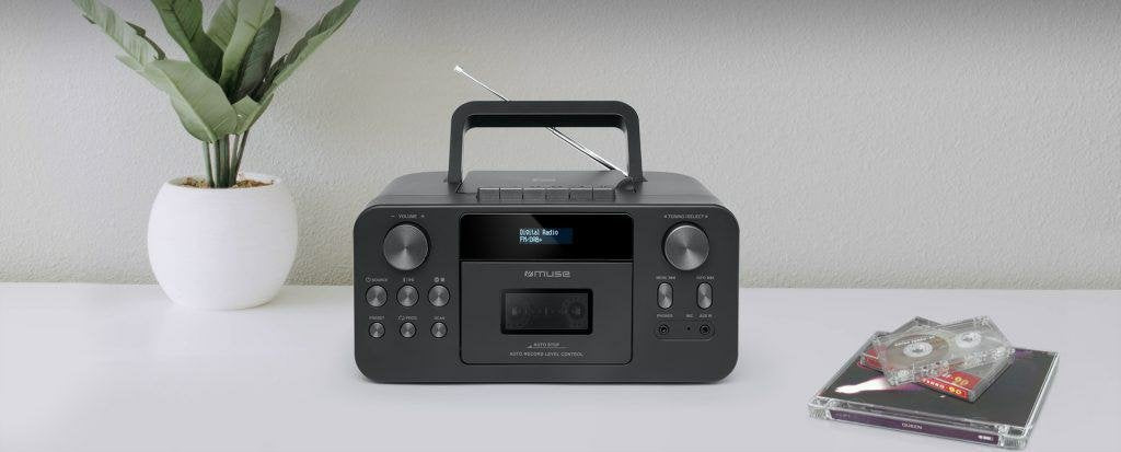 Muse M-182 Db Portable Cd Radio Cassette Recorder With Bluetooth