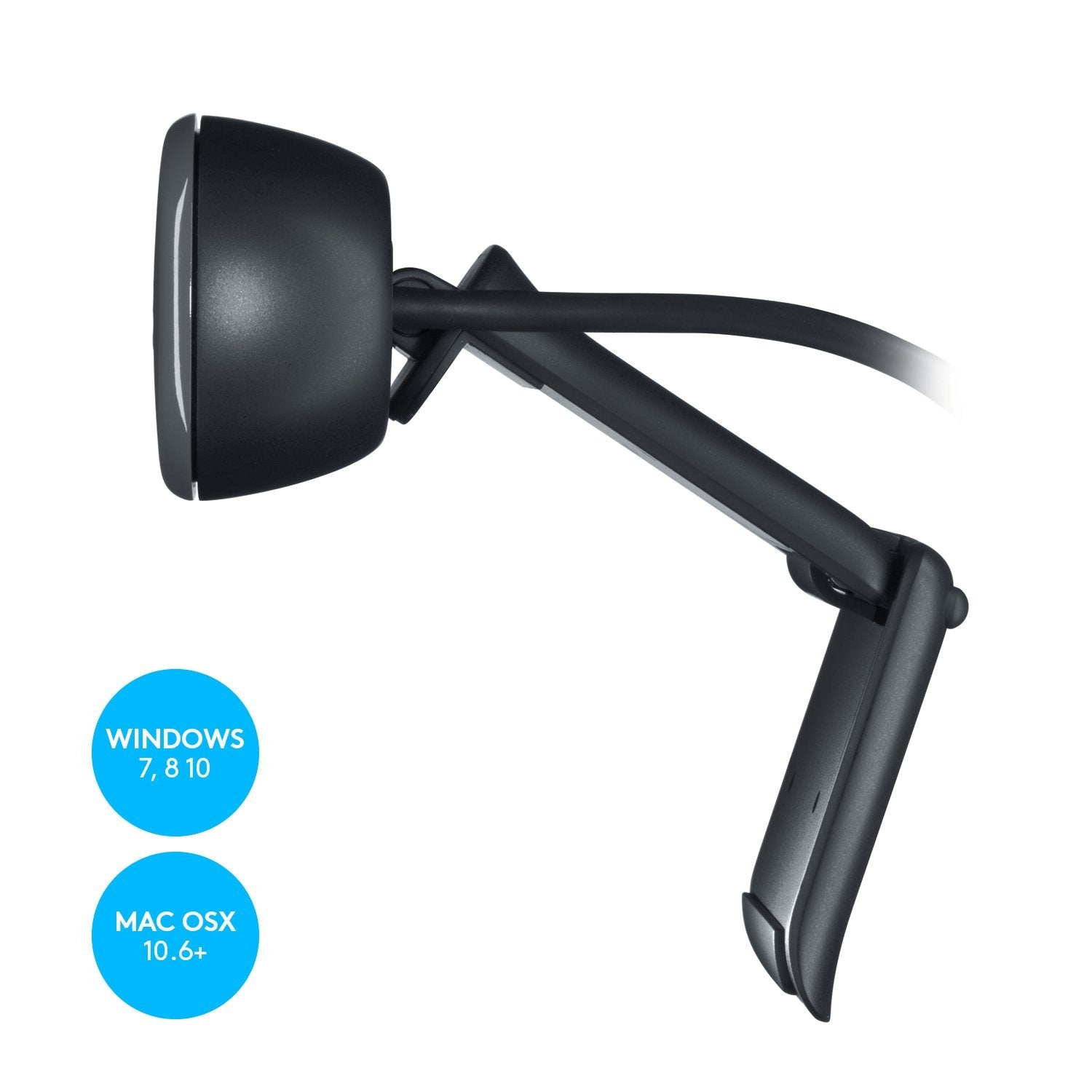 Logitech C270 Webcam Hd 720p - 3mpx - Usb 2.0 - Microfono Integrado - Angulo De Vision 60º - 960-001063