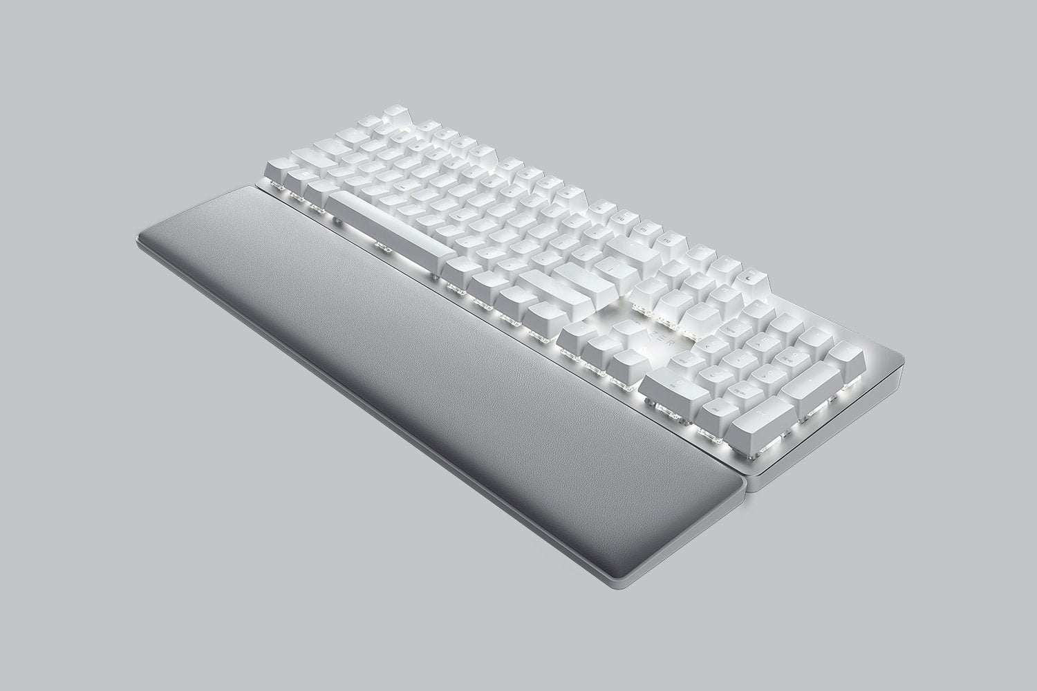Razer Pro Type Ultra, Teclado Blanco/Gris, Aleman, Razer Yellow Rz03-04110300-R3g1