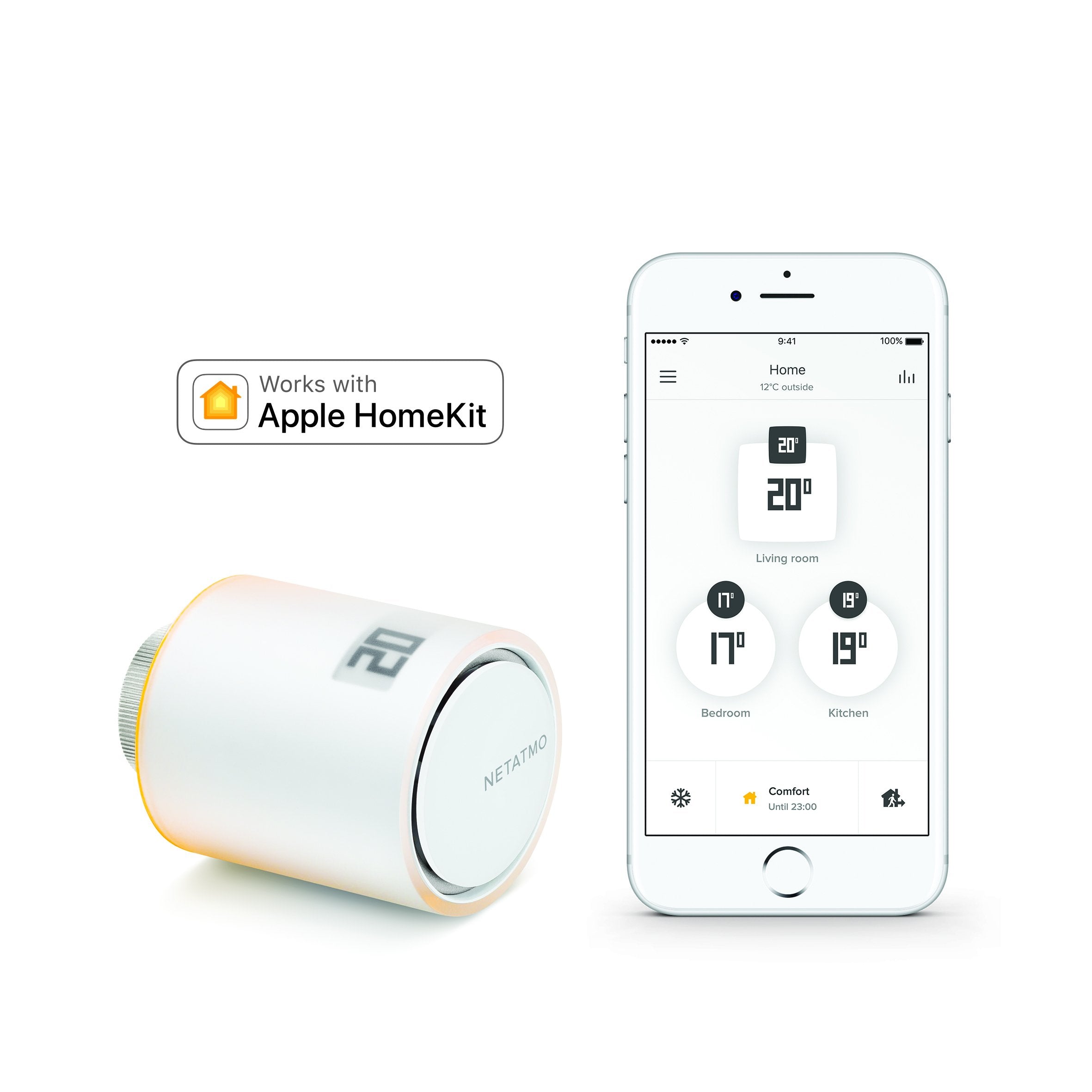 Netatmo Glowica Termostatyczna Nav-En