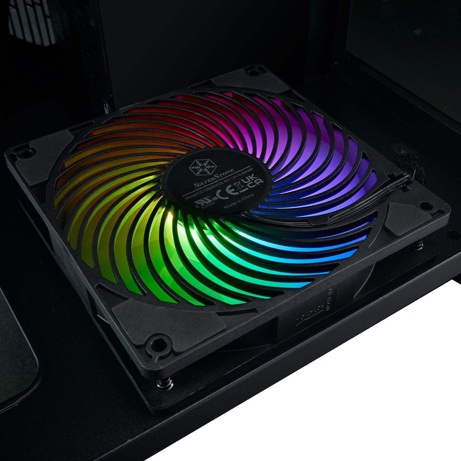 Ventilador De Caja Silverstone Air Penetrator 120sk Argb, Gehäuseventilador Sst-Ap120bsk-Argb