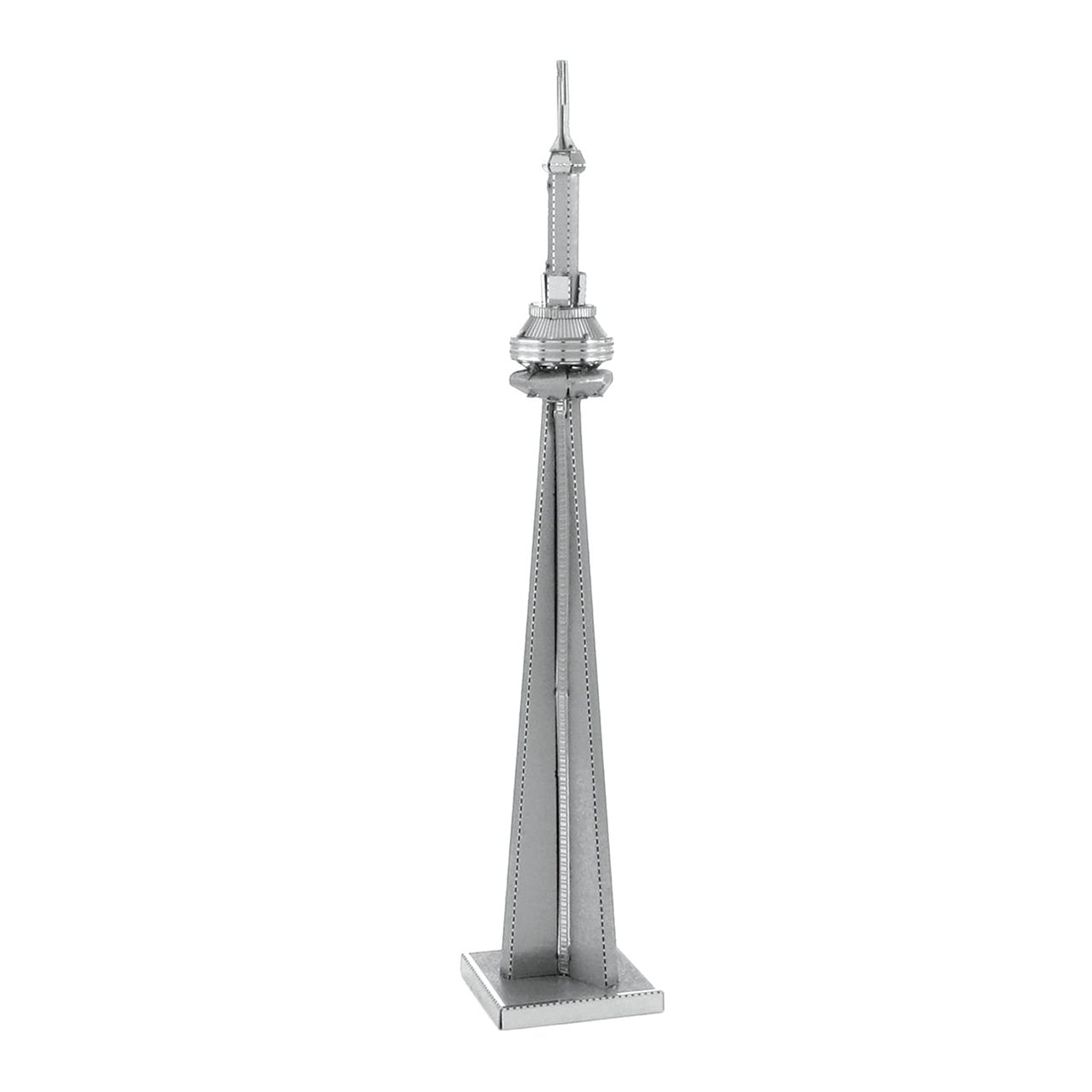 Maqueta 3d Metal Fascinations Cn Tower Toronto Montaje Sin Pegamento Ni Soldadura Maquetas 3d
