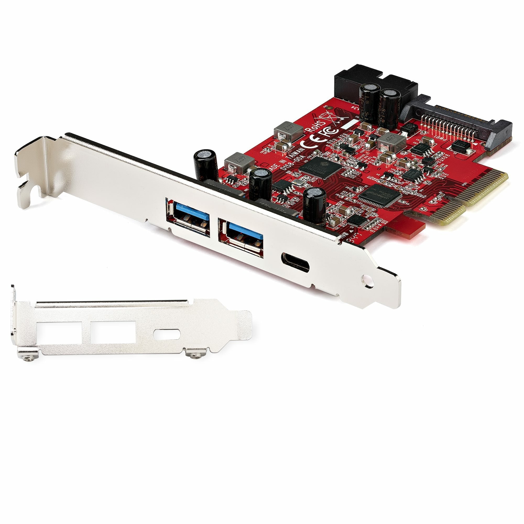 Tarjeta Pcie Usb 5 Puertos Ctlr 2x Usb 1x Usbc 1x Idc - Tipo C