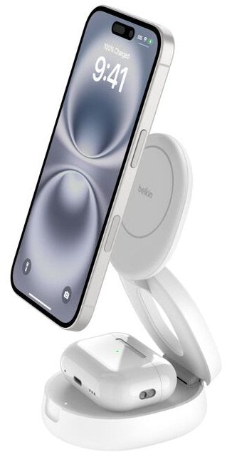 Belkin Boost Charge Adjustable Mag.2-In-1 Ch.Qi2 Wh. Wiz035kqwh