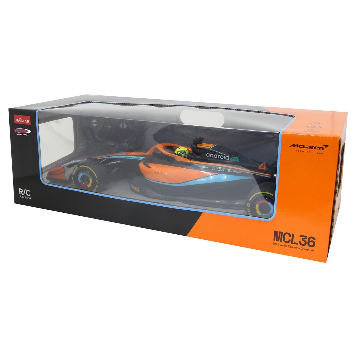 EAN 4042774471064 - Jamara McLaren MCL36 modelo controlado por radio Coche deportivo Motor eléctrico 1:12 imagen 2