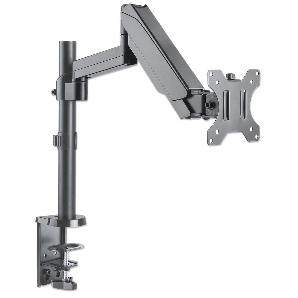 Manhattan Soporte Universal Para Monitor, Con Pistón A Gas Brazo Articulado 17" A 32" Hasta 8 Kg