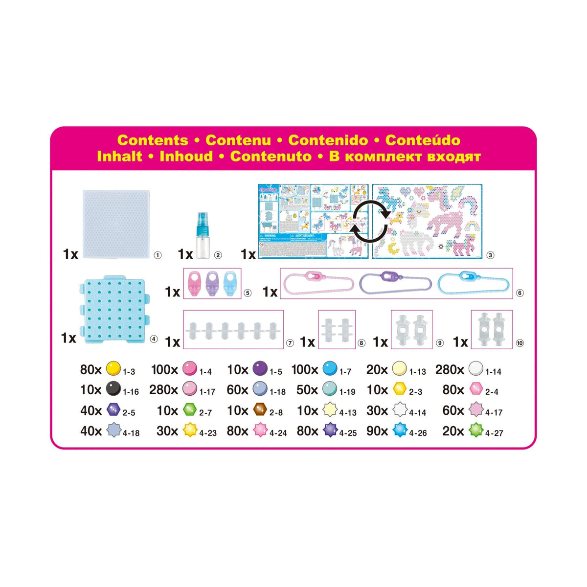 Epoch Aquabeads Mystisches Unicornio Bastelset 31944
