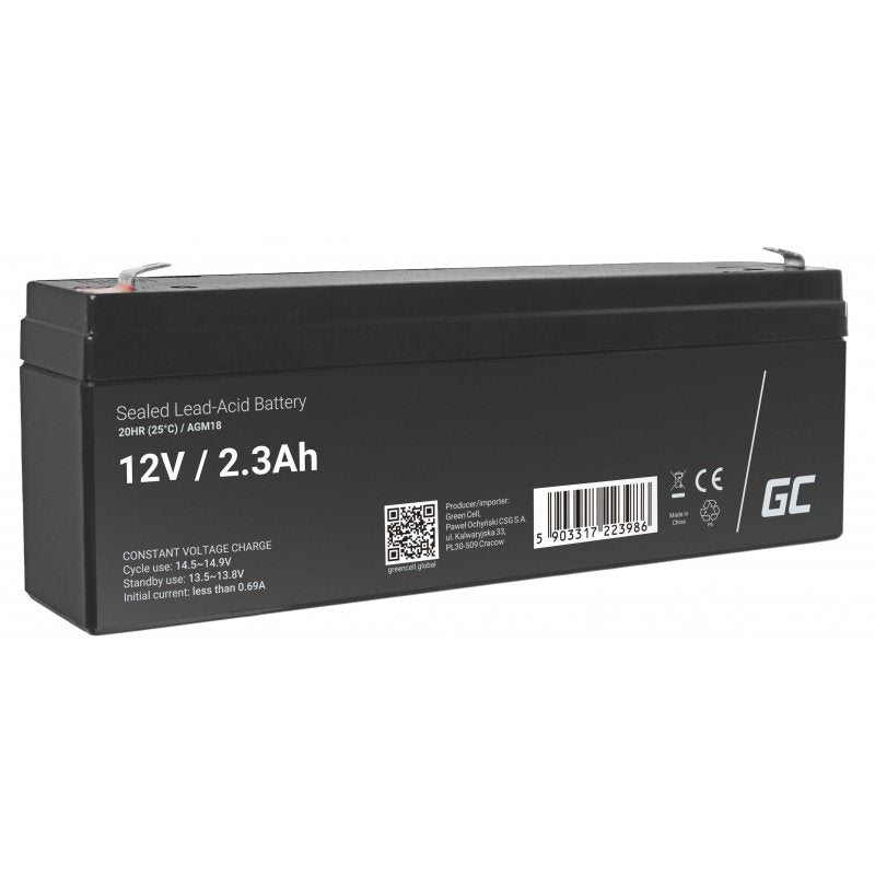 EAN 5903317223986 - Green Cell AGM18 batería para sistema ups 12 V 2,3 Ah imagen 1