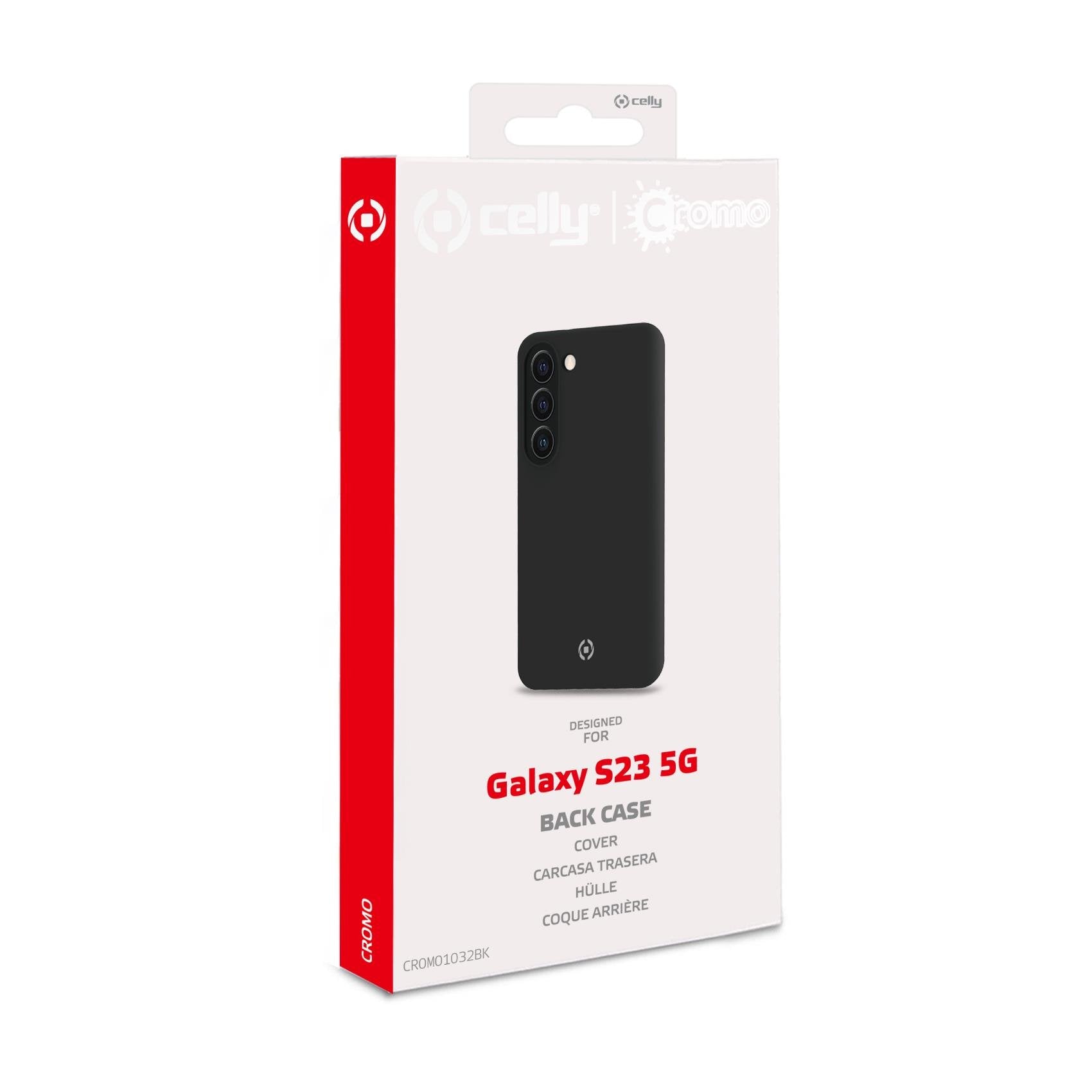 Celly Cromo Funda Para Galaxy S23 5g (6.1") Negro