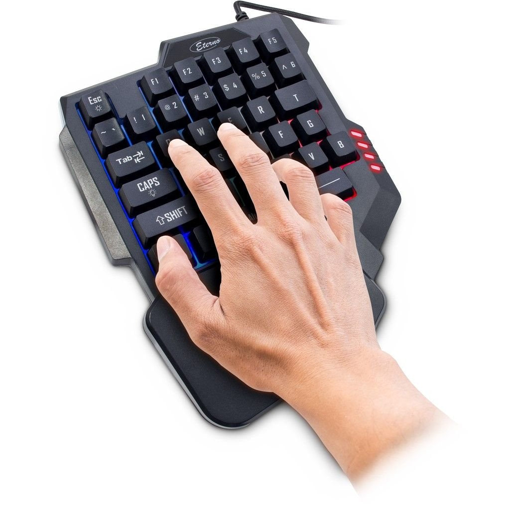 EAN 4260455646123 - Inter-Tech KB-3035 teclado Juego USB QWERTY Negro imagen 2