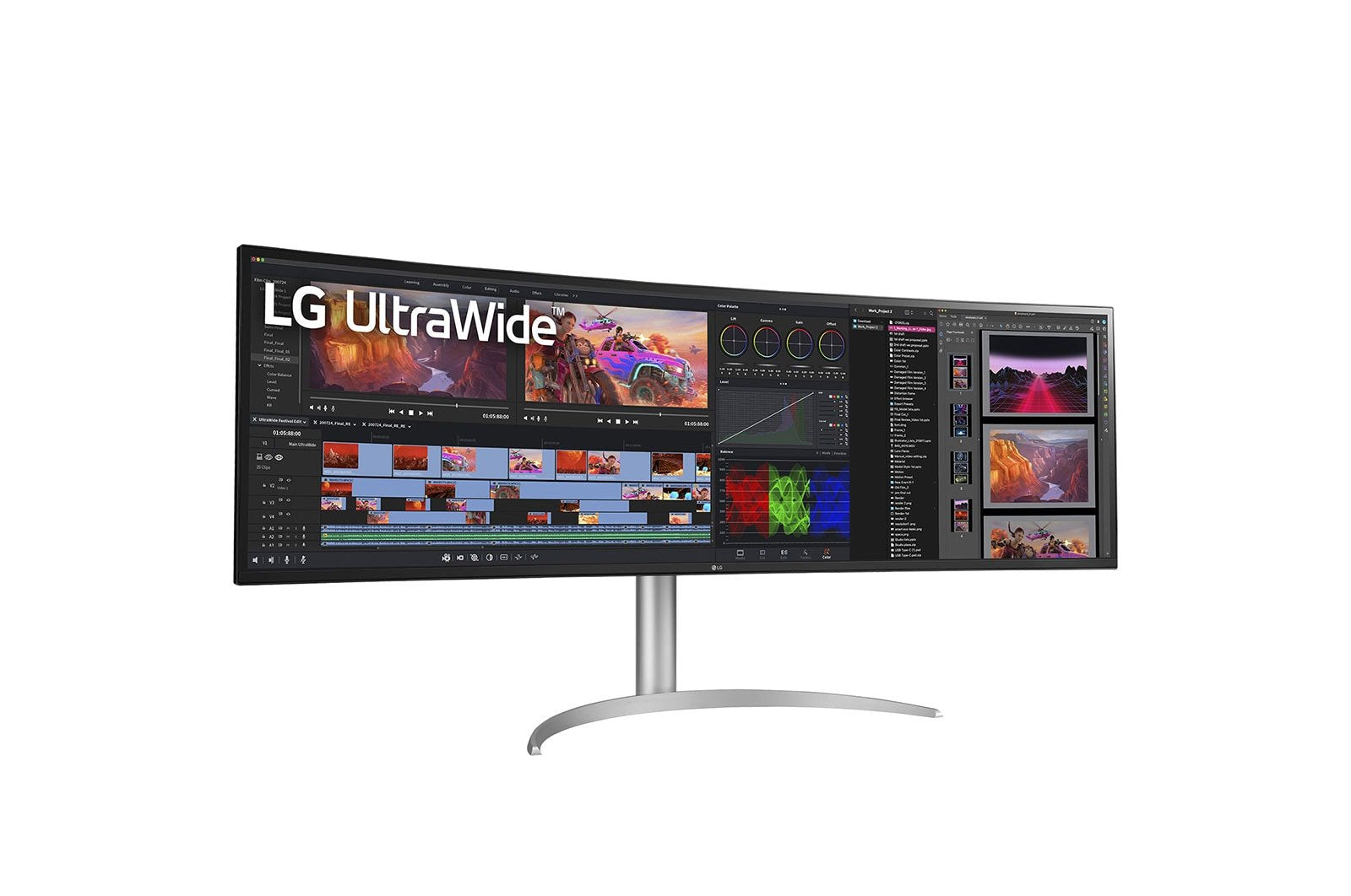 EAN 8806091660534 - LG 49WQ95X-W pantalla para PC 124,5 cm (49") 5120 x 1440 Pixeles Dual QHD Blanco imagen 4