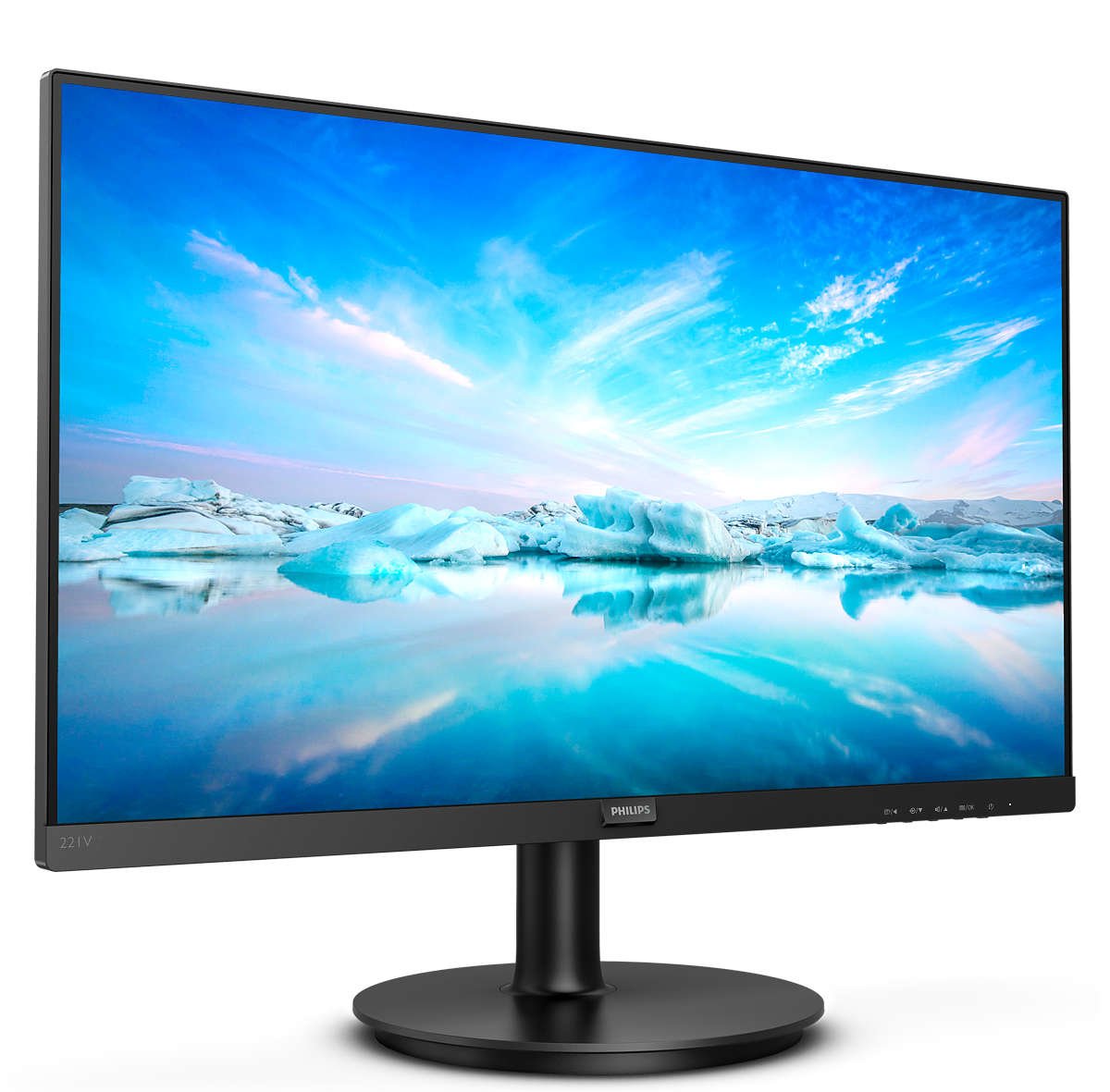 Monitor Philips V-Line 221v8a 21.5' Full Hd Multimedia Negro